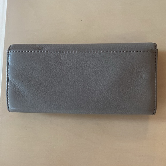 Michael Kors gray leather wallet - Picture 2 of 3